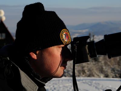 Martin Popek. Zatmění slunce pozorované z Javorového (únor 2010)