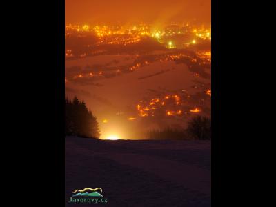 Zatmění slunce pozorované z Javorového (únor 2010)